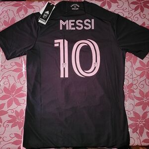 Leo Messi INTER MIAMI CF Adidas AeroReady Men's 24/25 Away (Black) JERSEY JE9744